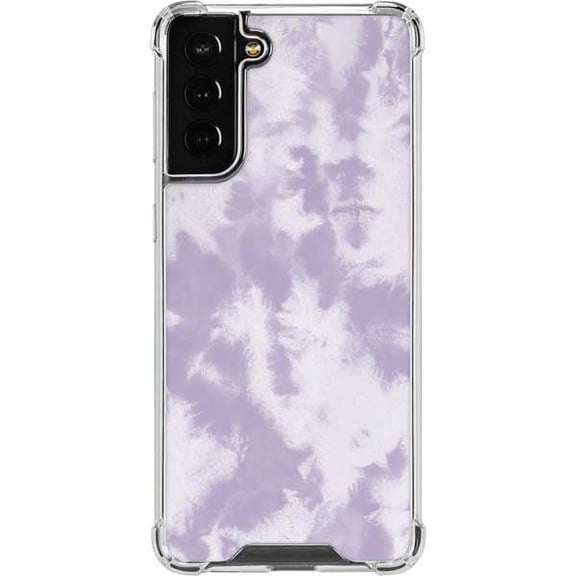 Skinit Tie Dye Purple and White Tie Dye Galaxy S22 Plus Clear Case