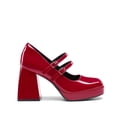 thumbnail image 2 of Zapatos DREAM PAIRS DWUMPU2572 Tacones Mary Jane con Plataforma Rojos, 2 of 8