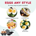 thumbnail image 5 of Dash 3-in-1 Premium Rapid Egg Cooker, 7 Egg Capacity, with Removable Trays, for Hard Boiled Eggs, Poached Eggs and Omelets, Dishwasher Safe, Black, 5 of 10