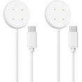 thumbnail image 1 of 2 Pack Charger Compatible for Google Pixel Watch 3, Pixel Watch 2, Fitbit Google Ace LTE Charger Cable, Fast Charging, Type C Port Magnetic Charging Smartwatch Cable 3.3ft/1M, 1 of 6