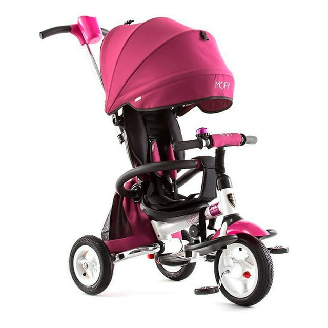 Triciclo Para Niños Evolutivo De Lujo Semi- Plegable Morado