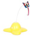 thumbnail image 1 of Juguete interactivo para gatos, eléctrico, automático, giratorio, con forma de mariposa, para interiores, divertido juguete de mariposa para burlarse de los gatos., 1 of 5