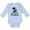 AE-Light Blue, variant on Inktastic First Trip to Florida Vacation Boys or Girls Long Sleeve Baby Bodysuit