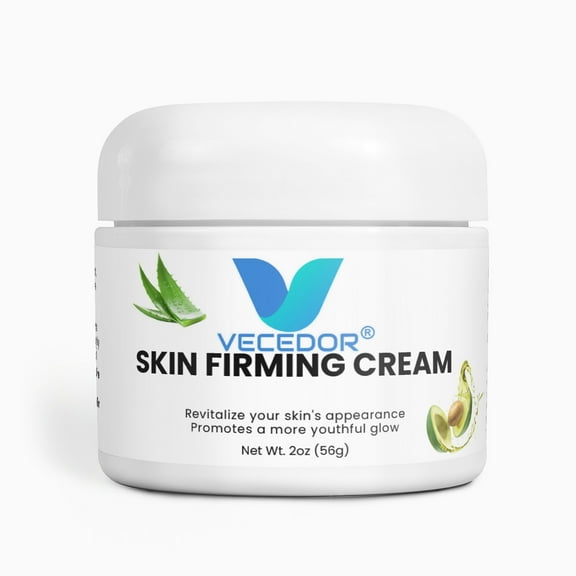 VECEDOR Skin Firming Cream – Anti-Aging Face & Body Moisturizer with Collagen & Elastin for Tightening and Smoothing, 2oz