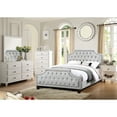 thumbnail image 3 of Classic Style White Bedside Table / Provides Bedroom Convenience, 3 of 5