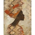thumbnail image 2 of Hristova, Albena 20x24 Black Ornate Wood Framed with Double Matting Museum Art Print Titled - African Beauty I, 2 of 4