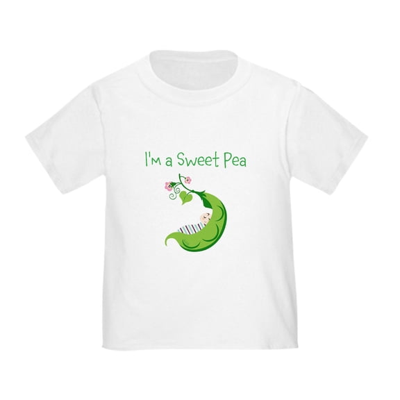 CafePress - Sweet Pea T Shirt - Cute Toddler T-Shirt, 100% Cotton