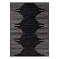 thumbnail image 2 of World Rug Gallery Area Rug Bohemian Stripe Jute Rug Carpets for Living Room Rugs for Sale - BLACK 6'6"X9', 2 of 7