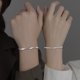 thumbnail image 2 of Set de pulseras en cuproníquel inspirado en Mobius para pareja, 2 of 2