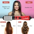 thumbnail image 6 of Hot Air Brush Styler and Dryer,3-in-1 Electric Rotating Hair Curlyer Comb for Stylish Vibrant Curly Hair (Red), 6 of 7
