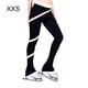 thumbnail image 2 of Eigraketly pantalones largos de patinaje sobre hielo medias de spandex pantalones de patinaje pantalones de entrenamiento de equipo amigables con la piel Uniforme atlético Blanco/XXS Eigraketly OD025264-14, 2 of 5