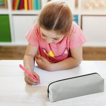 ROLKFUK Large Capacity Oxford Cloth Pencil Case, Zipper Pencil Pouch for Stu-dents, Simple Multi-Purpose Makeup/Electronics Organizer, Back to Sch-ool Supplies