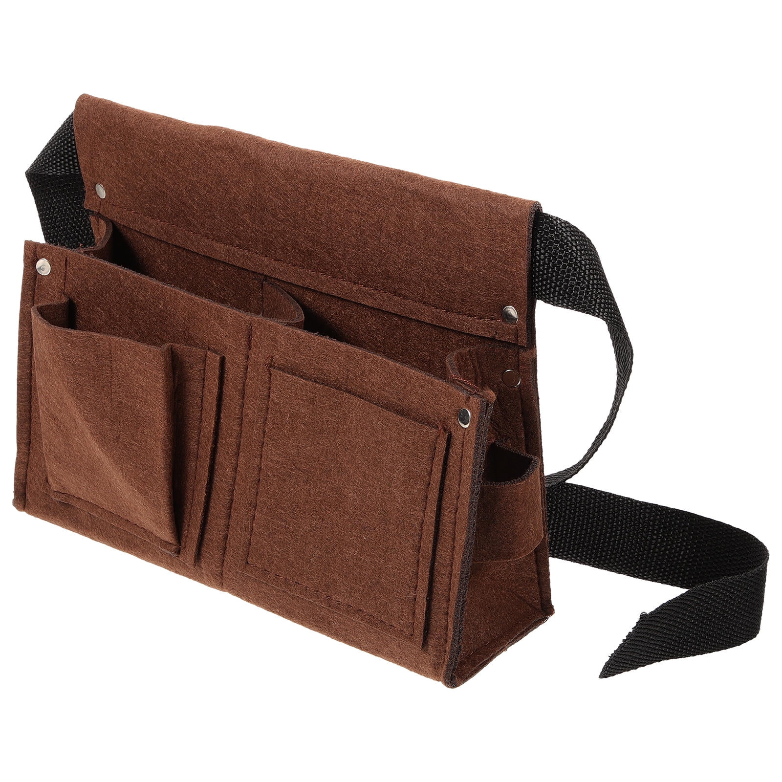 Nicehomfit Belt Tool Pouch Coffee Synthetic 1Set for Carpenters