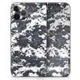 thumbnail image 5 of DesignSkinz White and Gray Digital Camouflage Full-Body Skin Decal Wrap Cover for iPhone 13, 5 of 9
