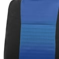 thumbnail image 4 of FH Group Trendy Elegence Airbag Compatible and Split Bench Seat Covers, Full Set, Blue/Black, 4 of 4