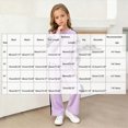 thumbnail image 4 of Futezty Girls Clothes Long Sleeve Bow Pullover Sweatshirts Top Wide Leg Sweatpants Fall Winter 4T 5T 6T 7T 8T 2 Piece Outfits Sets, 4 of 6