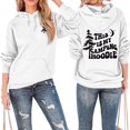 thumbnail image 2 of Afdoent Hoodies for Women Letter Print Hooded Sweatshirt Casual This is My Camping Hoodie Comfort Pullover Fall Fashion Clothes, 2 of 3