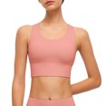 thumbnail image 1 of Sujetador de yoga para mujer, deportivo, para entrenamiento, pilates, camisetas sin mangas, acolchado, informal, 1 of 8