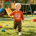 thumbnail image 6 of Akiihool Baby Unisex Clothes 6 12 18 24 Months 3T 4T Baby Boy Clothes Long Sleeve Cute Embroidery Polo Shirt and Pants Set Birthday Outfit Red,18-24 Months, 6 of 6
