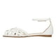 thumbnail image 5 of Sandalias Mujer Berlin Blanco Dama Cruzadas Ligeras Bajas blanco 25 MX, 5 of 10
