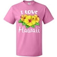 thumbnail image 3 of Inktastic I Love Hawaii Hibiscus Flowers T-Shirt, 3 of 5