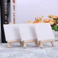 thumbnail image 5 of Qumonin Small Wooden Easel & Canvas Set - 12pcs, 5 of 5