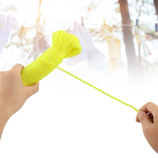 Cuerda de Nylon Cordón de resistente color Brillante Jardín Camping Al Aire Libre