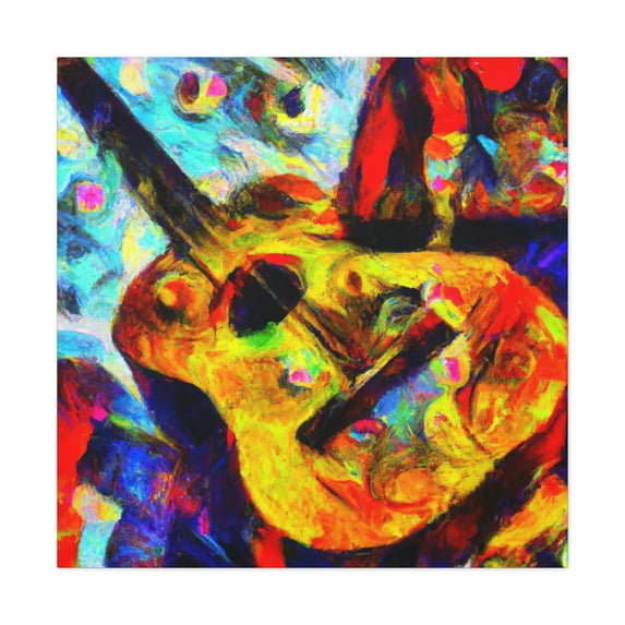 Guitar Strummed Harmony - Canvas