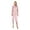 Pink Bloom, variant on JEFFRICO Pajamas For Women Capri Set Sleepwear Soft Pajamas Short Sleeve Pajama Sleepshirt With Capri Pants