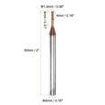 thumbnail image 2 of 2uds Cuadrado Nariz Extremo Molino 4mm Vástago 1.5mm x 8mm AlTiSin Recubierto Sólido Carburo 4 Flautas Extra Largo Fresado para Inoxidable Acero Aleación Endurecido Acero, 2 of 6