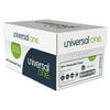 Universal 50% Recycled Copy Paper, 92 Bright, 20lb, 8.5 x 11, White, 500 Sheets/Ream, 10 Reams/Carton -UNV20050