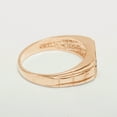 thumbnail image 3 of LBG British Made 9k Rose Gold Natural Sapphire Mens Band Ring - 25 size options - Size 6, 3 of 6