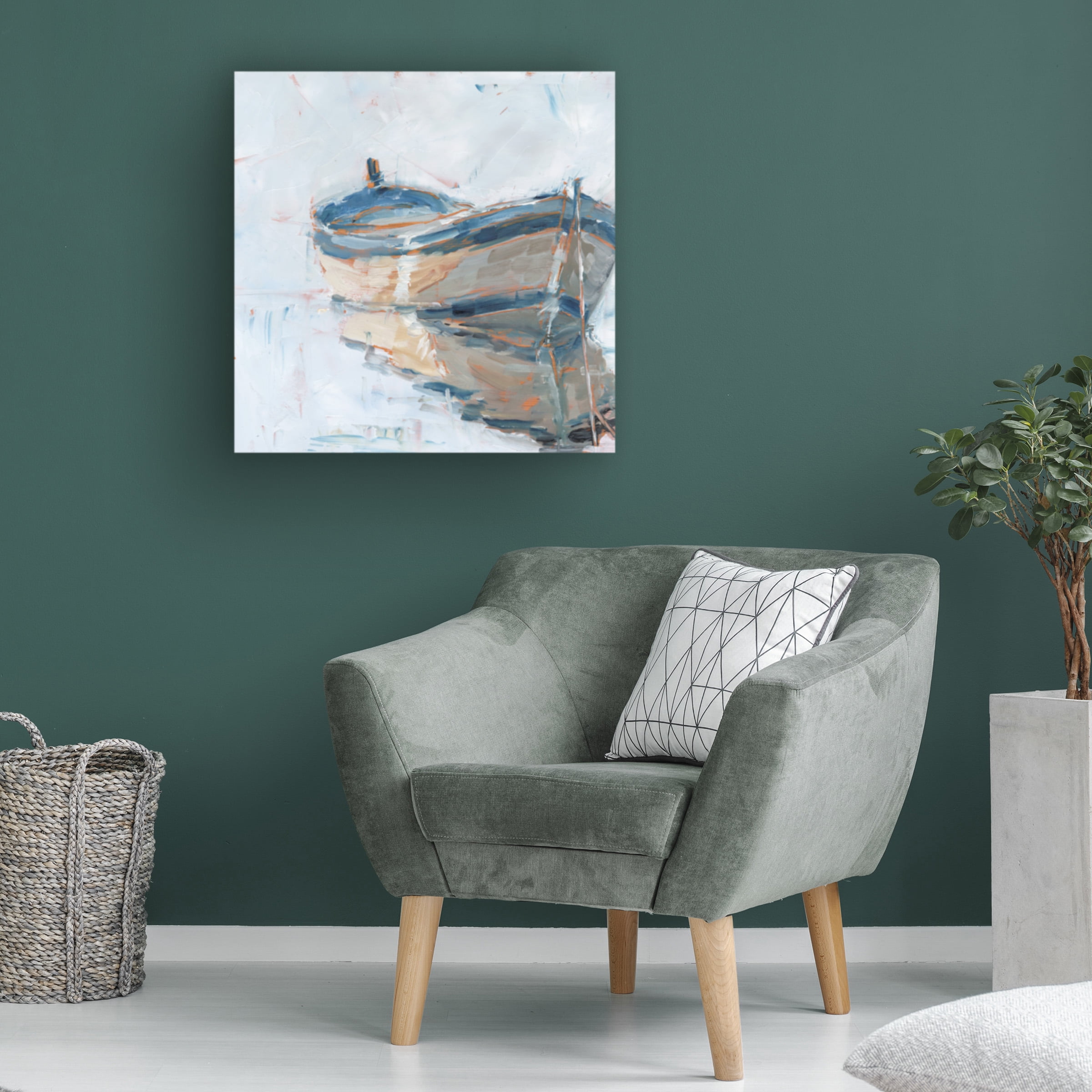 Ethan Harper 'Still Water Reflections I' Canvas Art