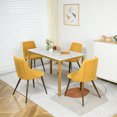 thumbnail image 3 of Homylin Fabric Dining Chair Set of 2 Upholstered Side Chair Set, 3 of 9