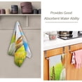 thumbnail image 2 of Coolnut Cool Easter Rabbit Eggs Hand Towels 2 PCS, Butterfly Flowers Kitchen Towel Ultra Soft and Highly Absorbent,Decorative Fingertip Face Towel for Bathroom Hotel, 28.3"x14.4", 2 of 5