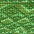 thumbnail image 1 of Ahgly Tapis d'Intérieur Lavable en Machine Carré Vert Émeraude Profond, 6 Pieds Carré, 1 of 7