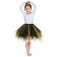 thumbnail image 4 of Tutus for Girls Layered Black Tutu Elastic Waist Ballet Dance Tutu Dress Summer Princess Party Dress 6-10 Years, 4 of 4