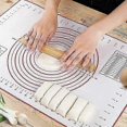 thumbnail image 3 of Oversize 80/70/60cm Silicone Baking Mat Pastry Rolling Kneading Pad Kitchen Crepes Pizza Dough Non-stick Pan Pastry Mat, 3 of 5
