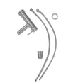 thumbnail image 1 of Advancent Grifo de lavabo de acero inoxidable, grifo de agua para baño y cocina, fregadero resistente al calor, rociador de repuesto montado en cubierta, Accesorios de baño cepillado Advancent HA011732-01B, 1 of 6