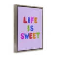 thumbnail image 2 of Stupell Industries Contemporary Life Is Sweet Gummies Brown Floating Frame Canvas Art, 25 x 31, by LISH Creative, 2 of 8