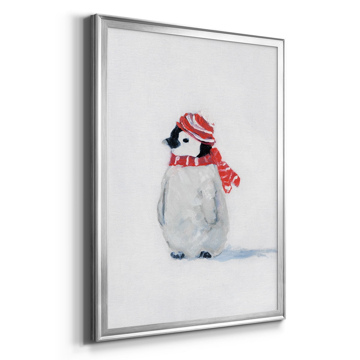 Penguin Play II Premium Classic Framed Print - Ready to Hang