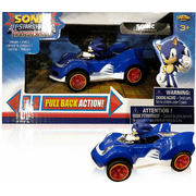 Sonic The Hedgehog Racing Pull Back Race Action Car Figure Gift Toy Kids