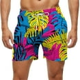thumbnail image 1 of Kakii Men's Swim Trunks Hawaiian Bathing Mesh Lining Suit Swimsuits Beach Shorts with Pockets, 1 of 6