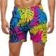 thumbnail image 1 of Kakii Men's Swim Trunks Hawaiian Bathing Mesh Lining Suit Swimsuits Beach Shorts with Pockets, 1 of 6