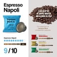thumbnail image 3 of Dongio Caffe Espresso Napoli – Compatible with Lavazza Blue, Dark Roast Espresso Capsules, 40 Count, 3 of 7