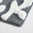 thumbnail image 7 of Mainstays 2 Piece Floral Bath Rug Set, Grey, 17" x 24" & 20" x 30", 7 of 7