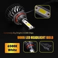thumbnail image 4 of For 2006 2007 2008 Dodge Ram 1500 2500 3500 LED Headlight Fog Light Bulbs Kit ab, 4 of 5