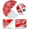 thumbnail image 2 of GZHJMY Christmas Tree Skirt Snowflake Xmas Tree Skirt Floor Door Round Mat Decorations for Holiday Party Home Christmas Day Ornaments, 35.4", 2 of 6