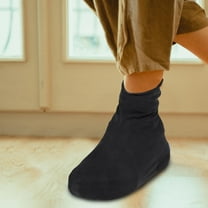 USHOBE 1 Pair Black Reusable Non-slip Shoe Cover for Rain and Snow Protection