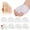 White, variant on Silicone Toe Separators - 4 Pairs Bunion Corrector For Women And Men, Breathable And Soft Toe Spacers For Foot Pain Relief And Proper Alignment(White)
